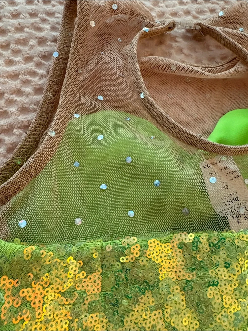 Wish Green Sequin Tutu Fairy Dress